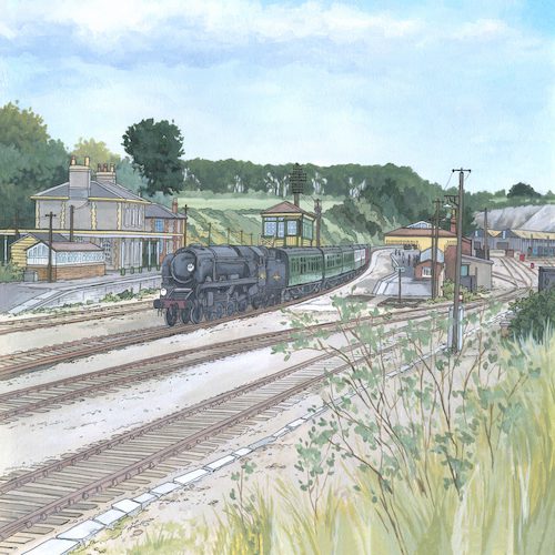 Micheldever Station - Illustration by Jonathan Chapman