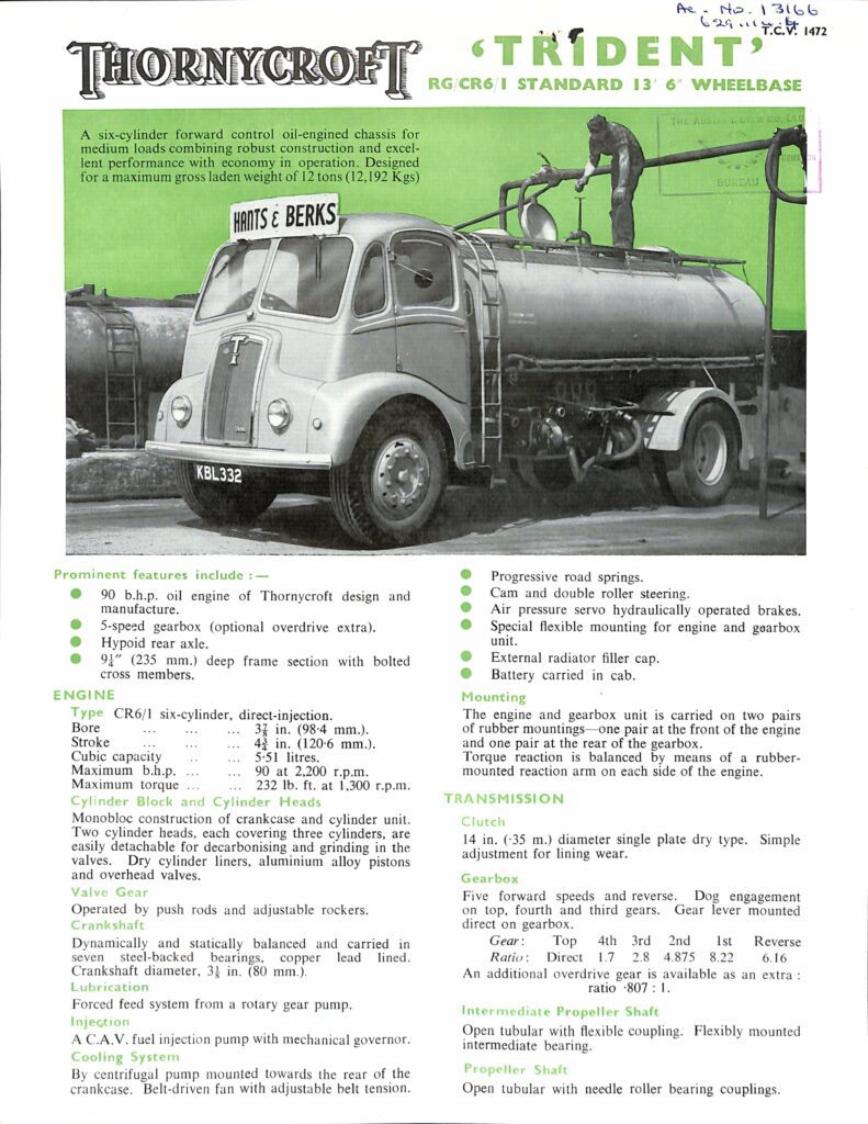 Thornycraft Brochure