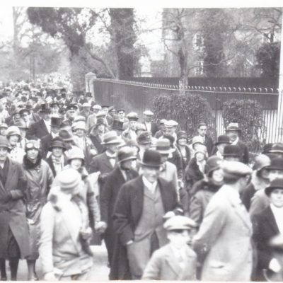 Marriage of Diana Stuart Smith of Hall place to Major George Evans